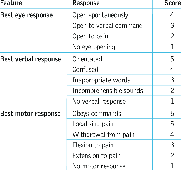 glasgow coma scale assessment